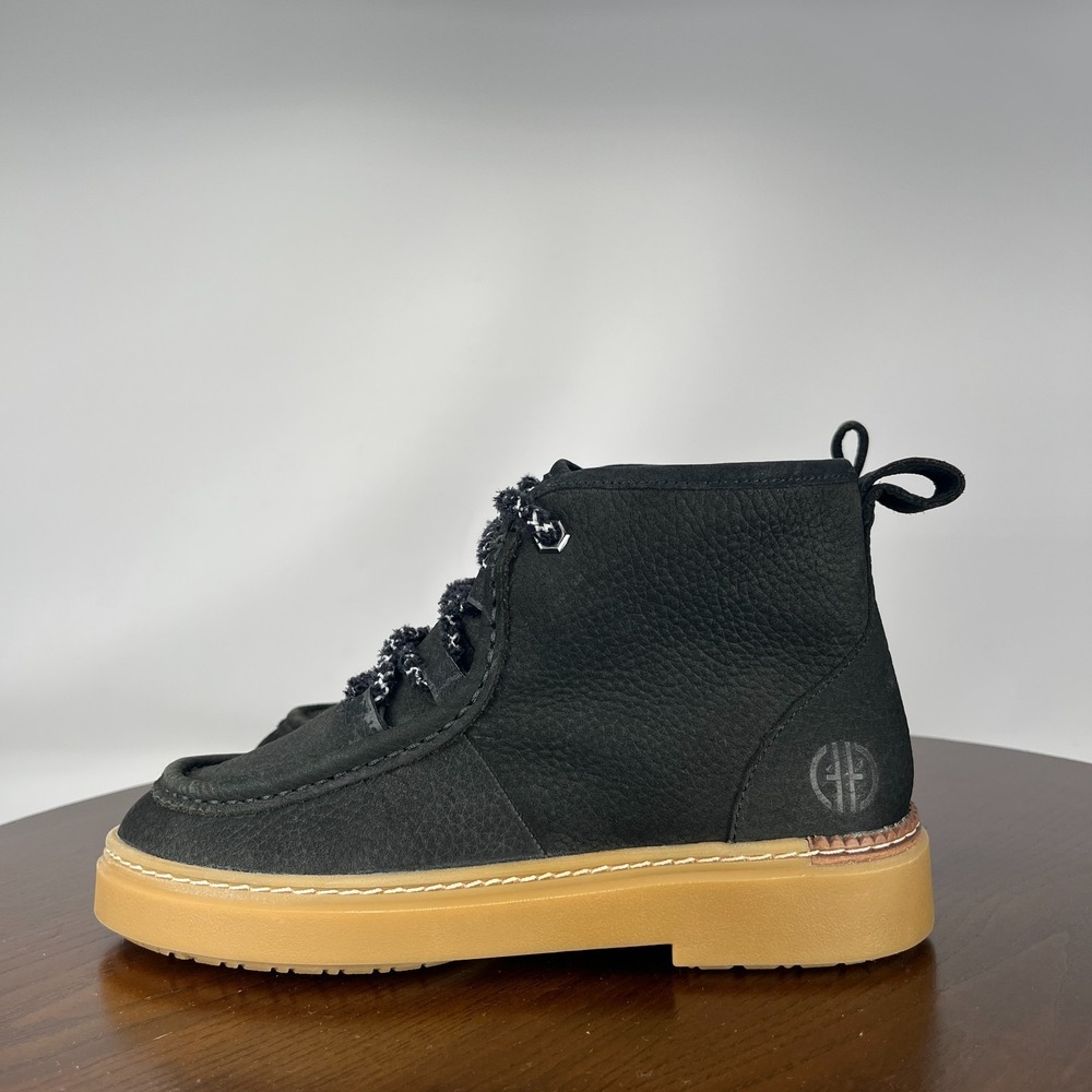 Cole Haan All Day Summit Shoe Womens 5.5B Black Leather Chukka Ankle Boot W26377